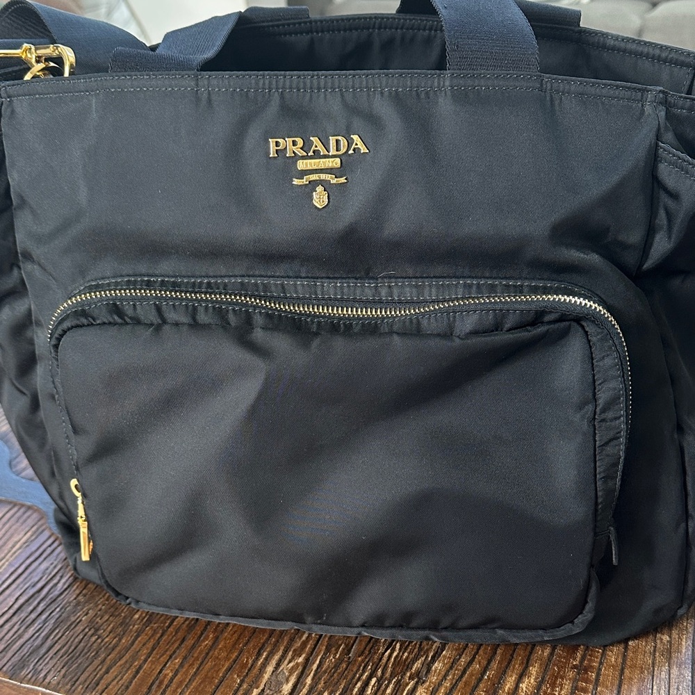 Prada Black Re-Nylon Messenger Bag - Picture 3 of 11